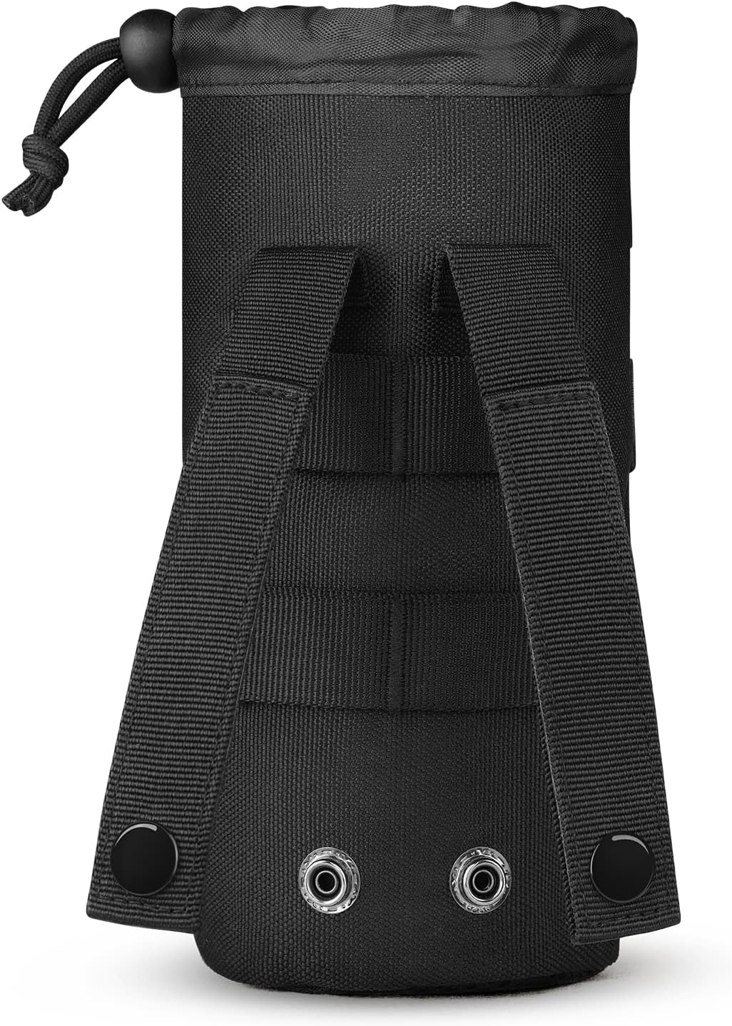Gonex Tactical MOLLE Water Bottle Pouch, Drawstring Open Top & Mesh Bottom