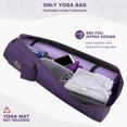 Gonex Yoga Mat Bag, Yoga Mat Carrier Full-Zip Exercise Yoga Mat Carry Bag for Women Men with 2 Multi-Functional Storage Cargo Pockets Extra Wide Adjustable Shoulder Strap