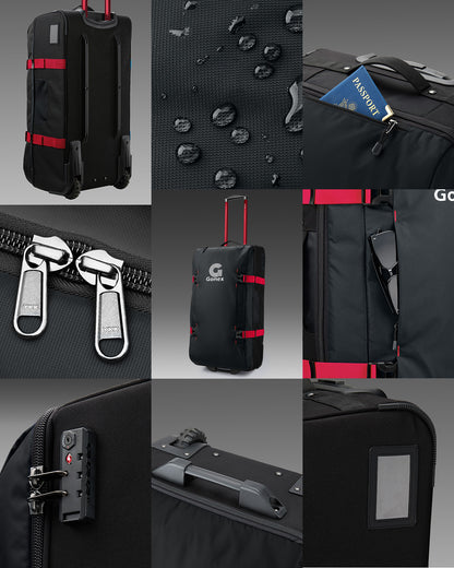 Gonex 30-Inch Large Rolling Duffel Bag with Wheels, Water Repellent Lightweight Wheeled Duffle Luggage for Travel