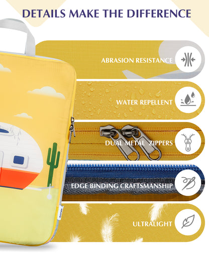 Gonex Compression Packing Cubes for Luggage, Expandable Travel Organizers with Dual Zippers