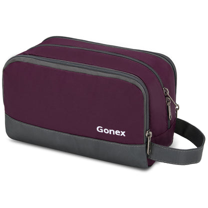 Gonex Toiletry Organizer Dopp Kit Shaving Bag for Men Women