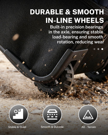 Gonex 30-Inch Large Rolling Duffel Bag with Wheels, Water Repellent Lightweight Wheeled Duffle Luggage for Travel