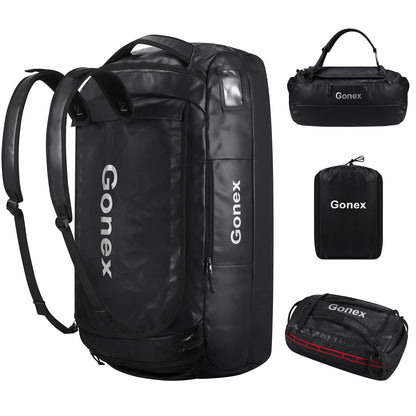 Gonex 60L Water Repellent Duffel Bag, Outdoor Heavy Duty Backpack