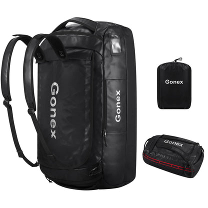 Gonex 60L Water Repellent Duffel Bag, Outdoor Heavy Duty Backpack
