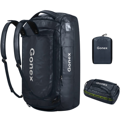 Gonex 60L Water Repellent Duffel Bag, Outdoor Heavy Duty Backpack