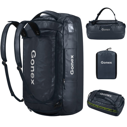 Gonex 60L Water Repellent Duffel Bag, Outdoor Heavy Duty Backpack