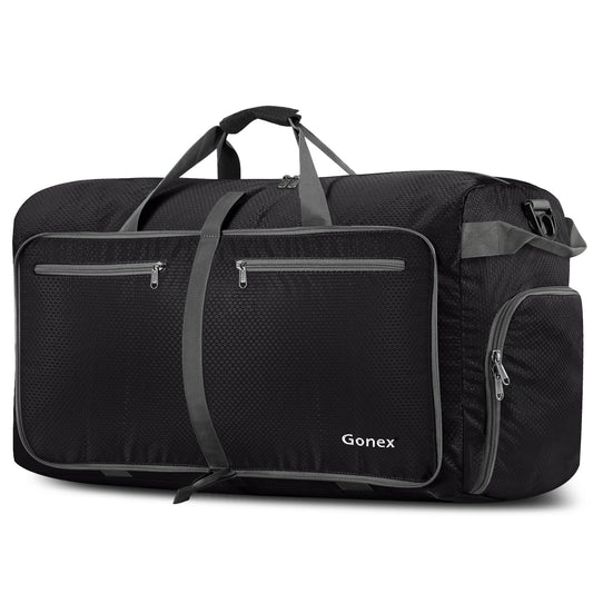 Gonex 100L 150L Large Foldable Travel Duffle Bag with Shoes Compartment