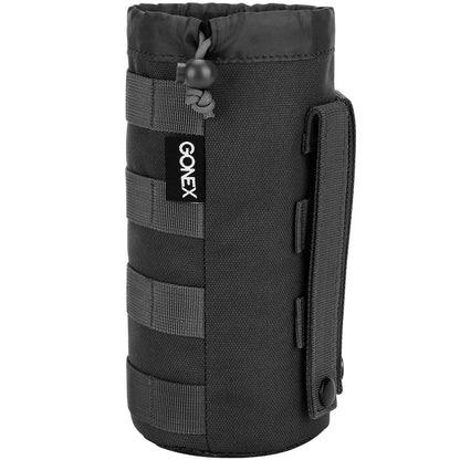 Gonex Tactical MOLLE Water Bottle Pouch, Drawstring Open Top & Mesh Bottom