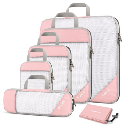 Gonex Compression Packing Cubes, Extensible Storage Mesh Bags Organizers