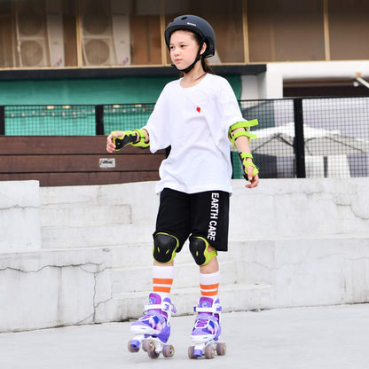 Gonex Roller Skates for Kids with Light up Wheels and Adjustable Sizes
