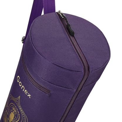 Gonex Yoga Mat Bag, Yoga Mat Carrier Full-Zip Exercise Yoga Mat Carry Bag for Women Men with 2 Multi-Functional Storage Cargo Pockets Extra Wide Adjustable Shoulder Strap