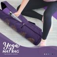 Gonex Yoga Mat Bag, Yoga Mat Carrier Full-Zip Exercise Yoga Mat Carry Bag for Women Men with 2 Multi-Functional Storage Cargo Pockets Extra Wide Adjustable Shoulder Strap