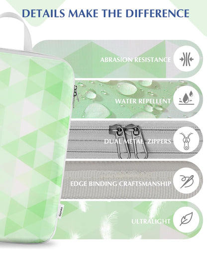 Gonex Compression Packing Cubes for Luggage, 4 Set Expandable Travel Organizers with Dual Zippers